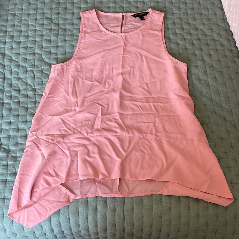 Banana Republic pink top, xs